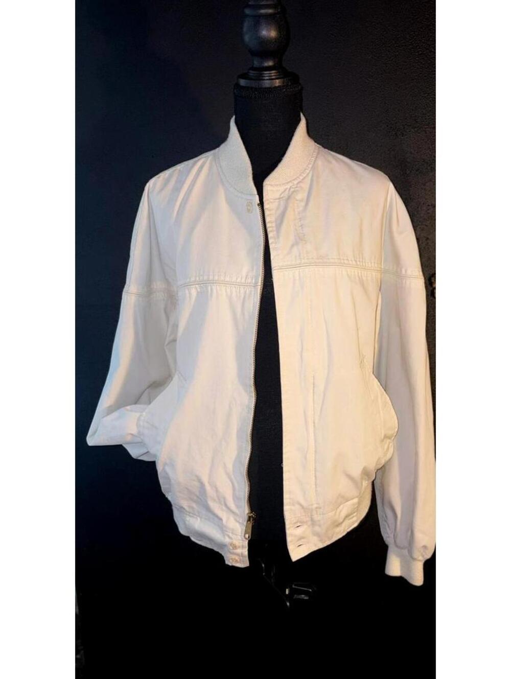Men's Vintage -Hills and Archer- Bomber Jacket, Size M